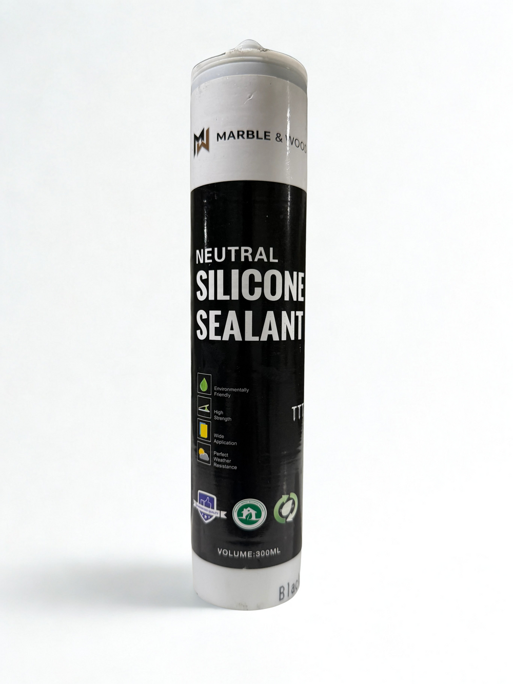 MARBLE & WOOD | Neutrale Siliconenkit Wit (300 ml)