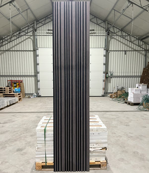 Akoestische wandpaneel | 60x280 cm | w.oak | gevarieerde latten
