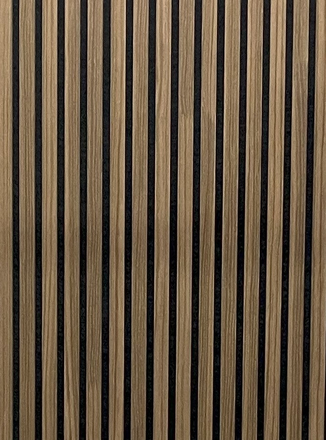 Akoestische wandpaneel | smoke oak sample