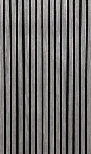 Akoestische wandpaneel | 60x280 cm | grey oak | 27 mm latten