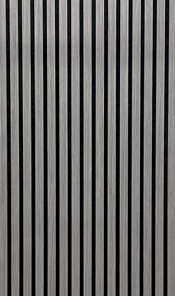 Akoestische wandpaneel | 60x280 cm | grey oak | 27 mm latten