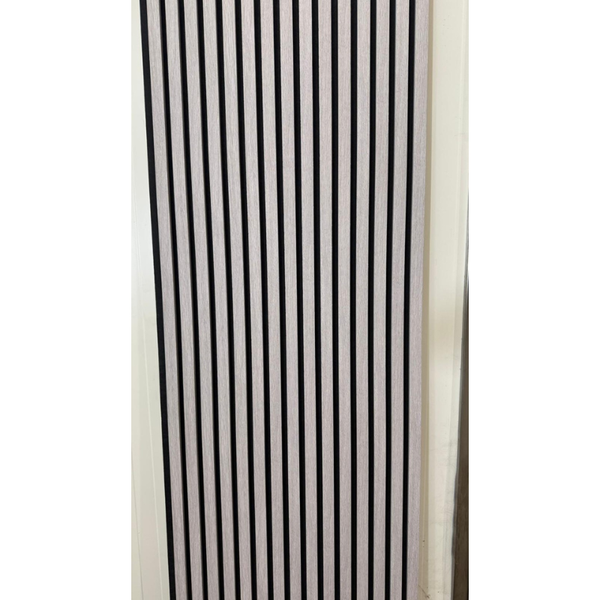 29€ akoestische Wand Panelen Lattenwand Met Vilt Light Gray 270x60 cm