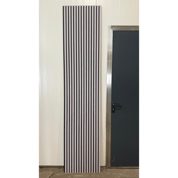 29€ akoestische Wand Panelen Lattenwand Met Vilt Light Gray 270x60 cm