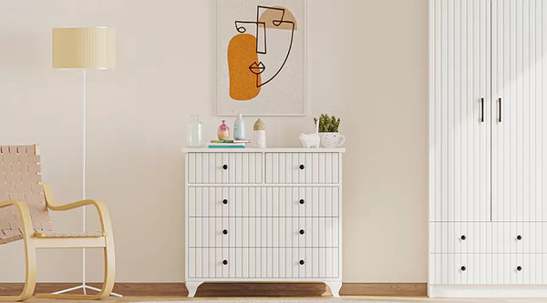 İrem Country Multifunctionele Ladekast – 5 Laden – Wit