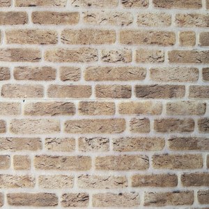 3D wandpaneel | Baksteenstrip | Suelo goud | 50x100cm