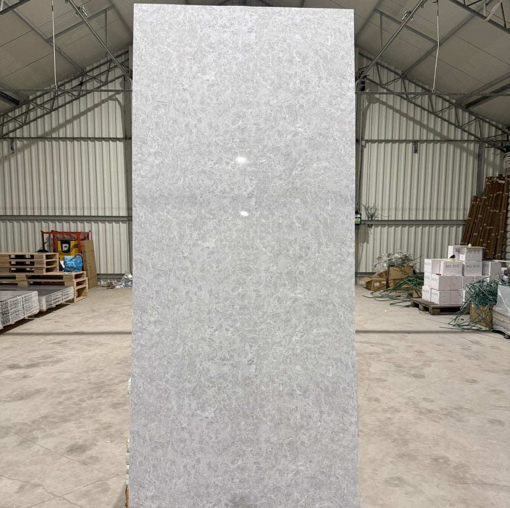 120x280 cm White Onyx Hoogglans