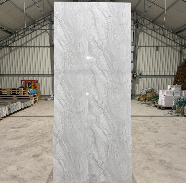 120x280 cm Silver Mist Marble Hoogglans