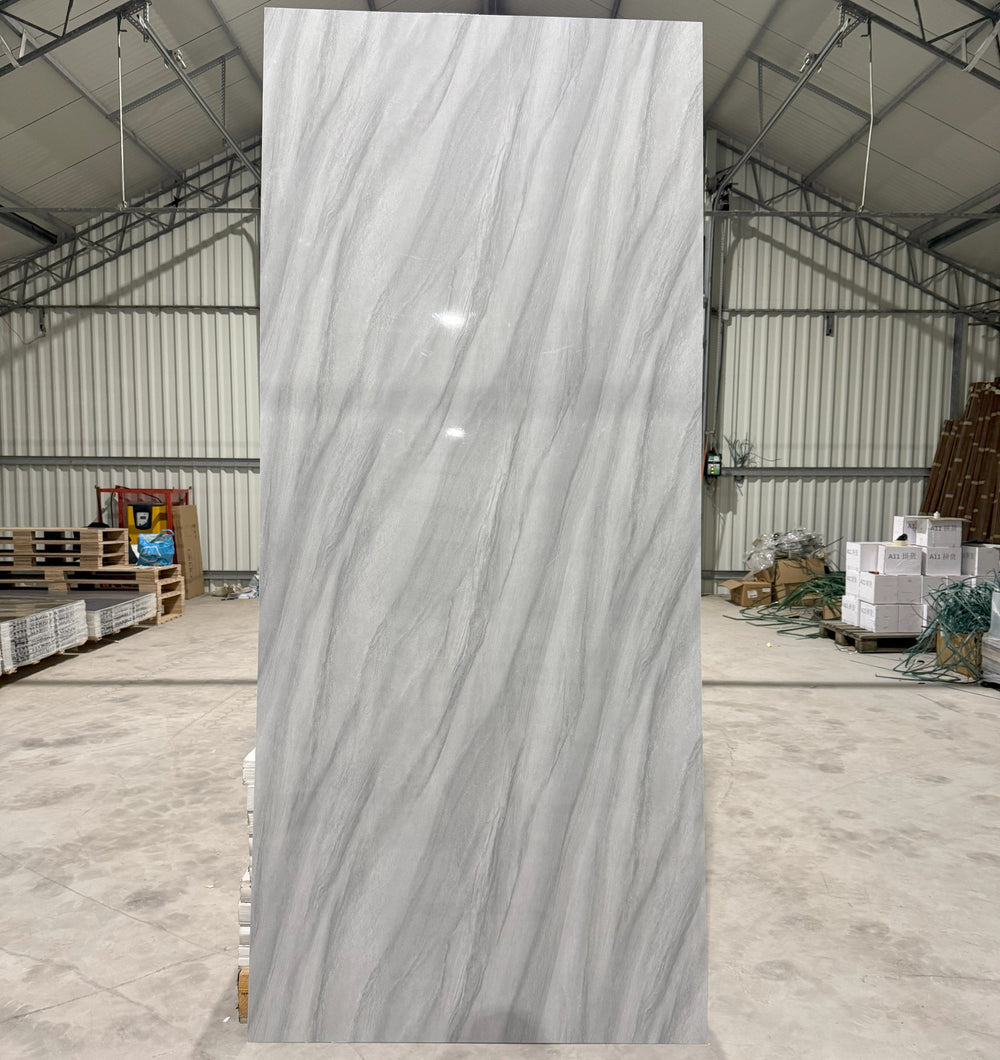 PVC wandpaneel  Volara Grey Hoogglans