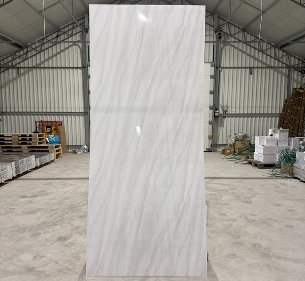 120x280 cm-Volara Light Grey Hoogglans