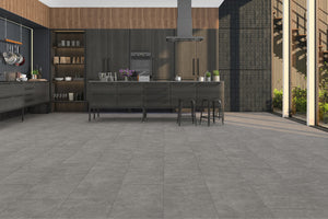 Grey Concrete | Laminaat 10 mm | Floorpan Stonex|Tegellaminaat|30 jaar garantie|1 pak goed voor 2,42m2|kras vrij|waterbestendig