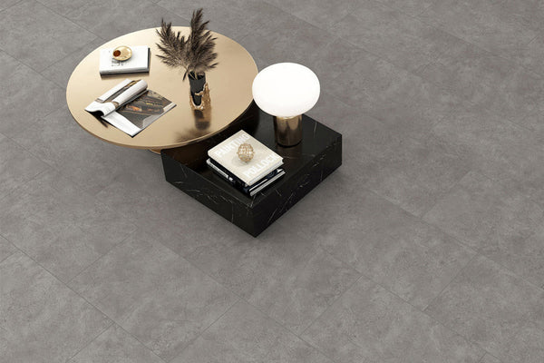 Grey Concrete | Laminaat 10 mm | Floorpan Stonex|Tegellaminaat|30 jaar garantie|1 pak goed voor 2,42m2|kras vrij|waterbestendig