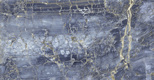 QUA Granite | Notte Blue Hoogglans Marmerlook 60x120 Vloertegel / Wandtegel