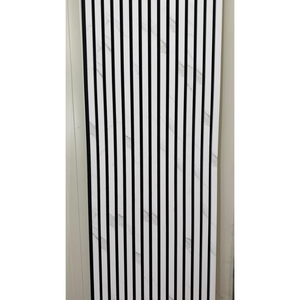 €32 PER PANEEL - White Marmer 270x60 cm Akoestische Wand Panelen Lattenwand Met Vilt
