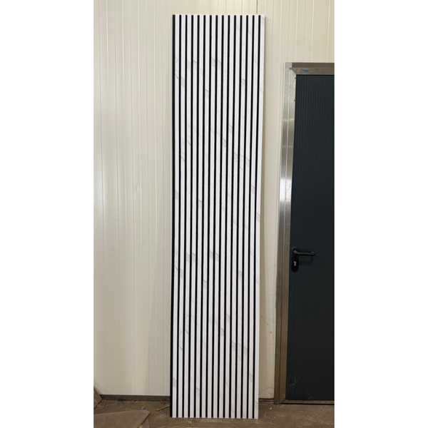 €32 PER PANEEL - White Marmer 270x60 cm Akoestische Wand Panelen Lattenwand Met Vilt