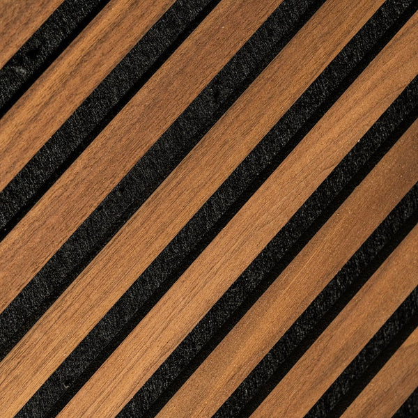 VISGRAAT / HONGAARSE PUNT Akoestische wandpaneel | 52x260 cm | WALNOOT