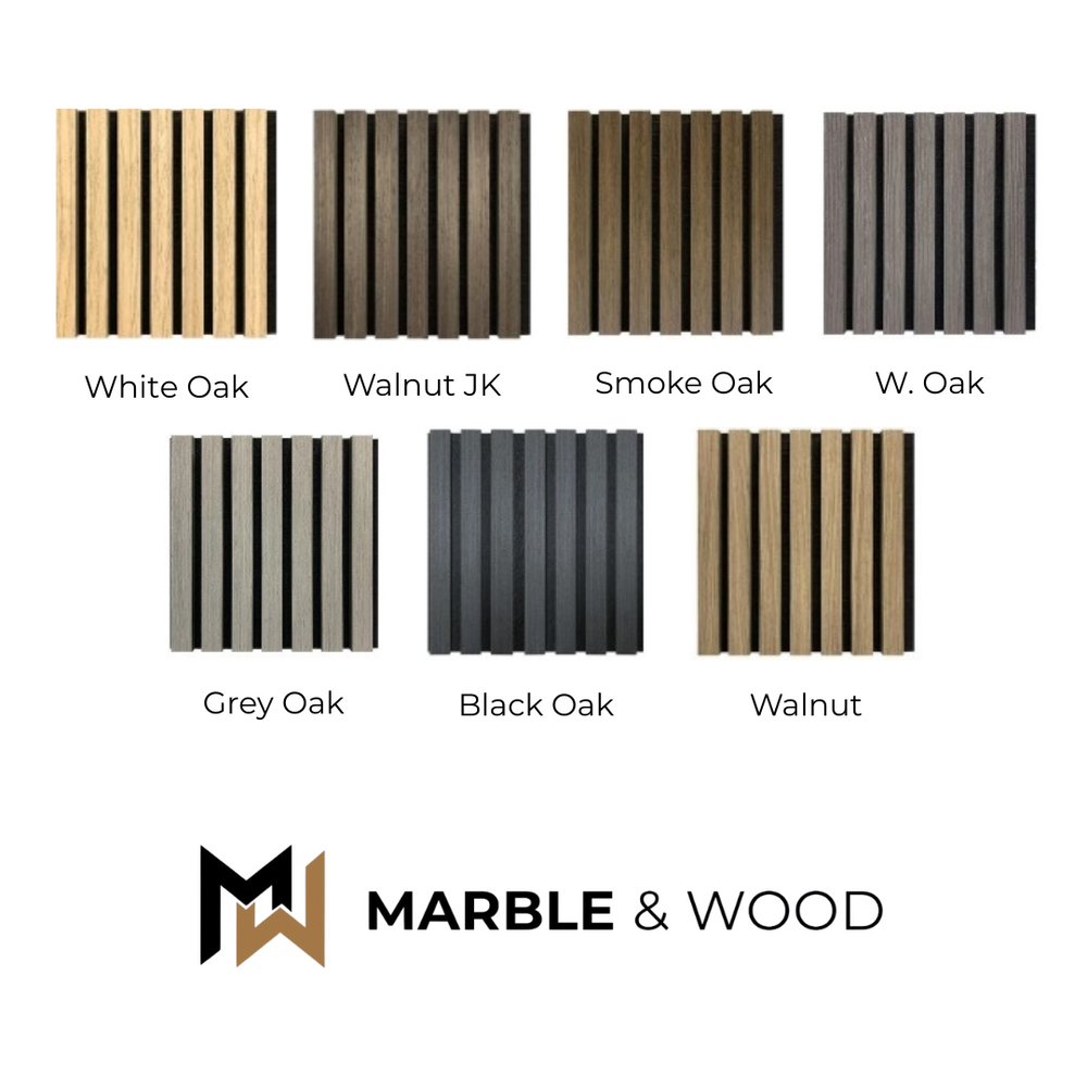 Akoestische wandpaneel | black oak sample