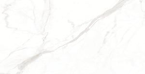 QUA Granite | Marmi Statuario Hoogglans Marmerlook 60x120 Vloertegel / Wandtegel