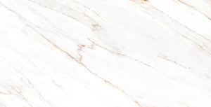 QUA Granite | Mellow Gold Hoogglans Marmerlook 60x120 Vloertegel / Wandtegel