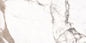 QUA Granite | Paonazzo Halfglans Marmerlook 60x120 Vloertegel / Wandtegel