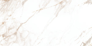 QUA Granite | Calacatta Goldie Hoogglans Marmerlook 60x120 Vloertegel / Wandtegel
