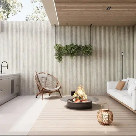 MUOZO MUOZO -Roman Columns SAND 280x60 Flexibele Wandpanelen