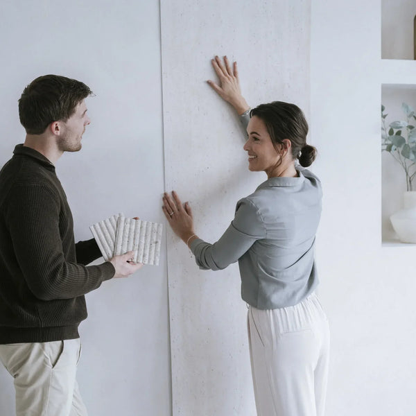 Muozo White Vein Luxe Wandpanelen 60x280