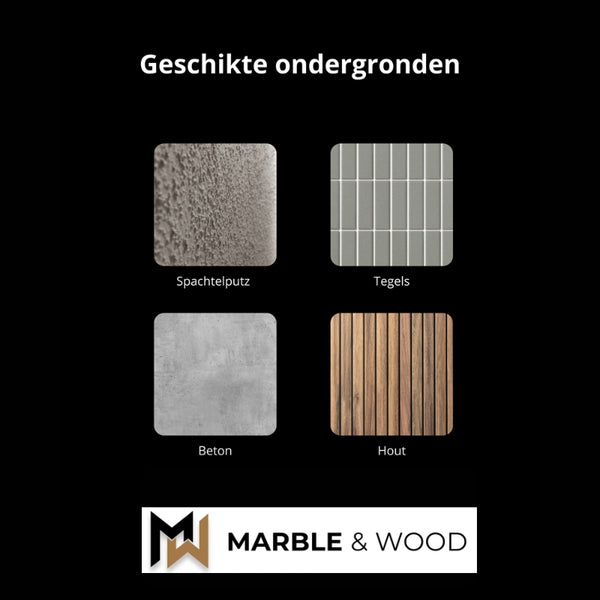 Akoestische Wand Panelen Lattenwand Met Witte Vilt 260x60 Cm