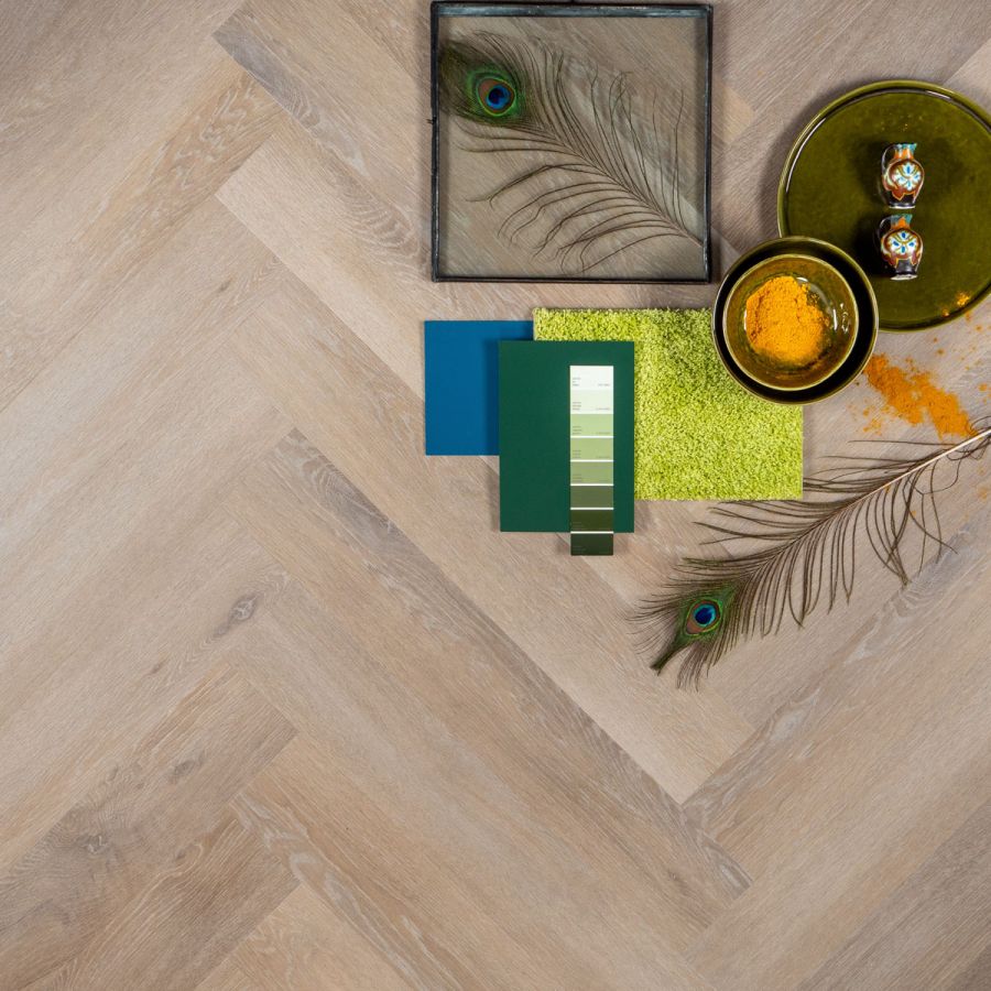 Ava Herringbone/Visgraat PVC plak