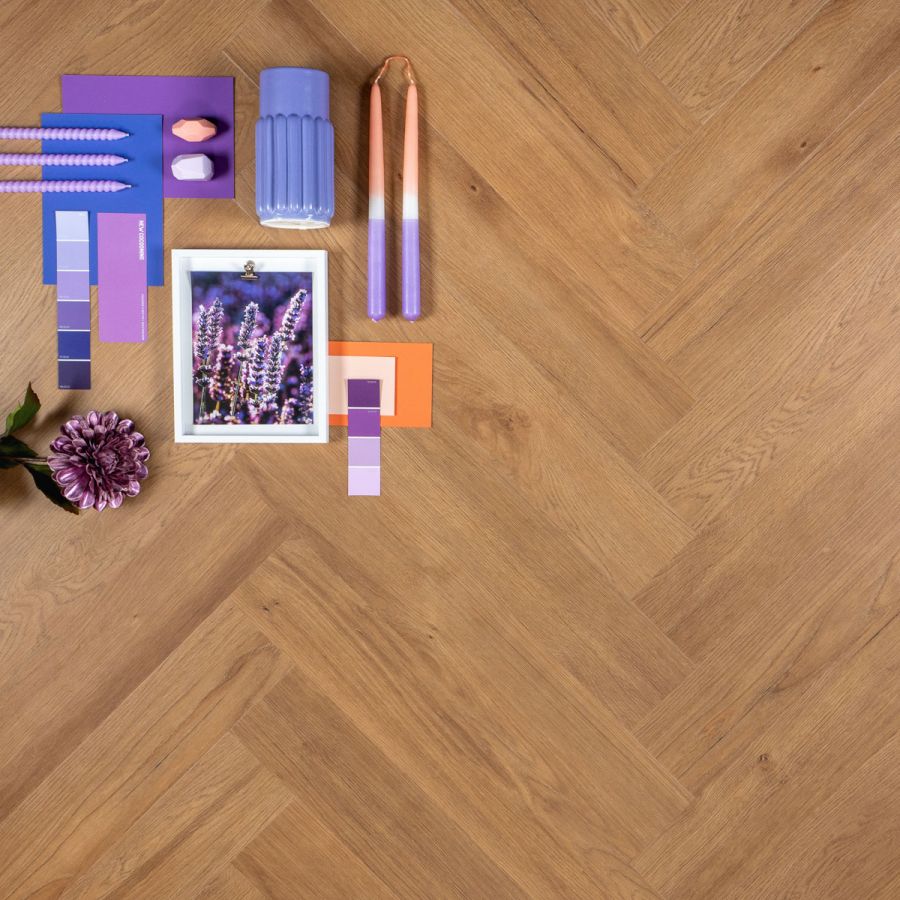 Jade Herringbone/Visgraat PVC plak
