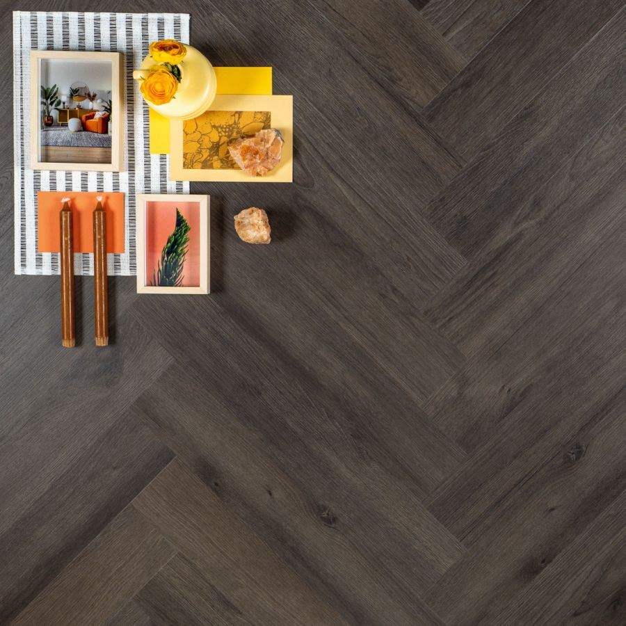 Opal Herringbone/Visgraat PVC klik