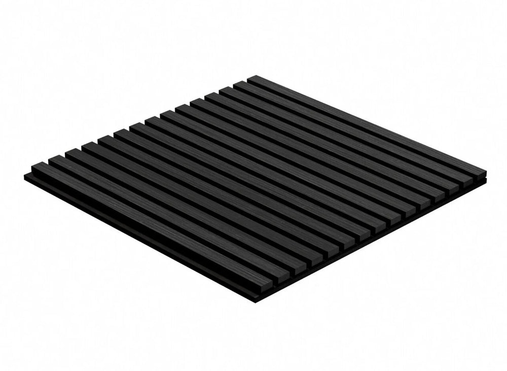 Akoestische wandpaneel | 60x60 cm | ZWART EIKEN