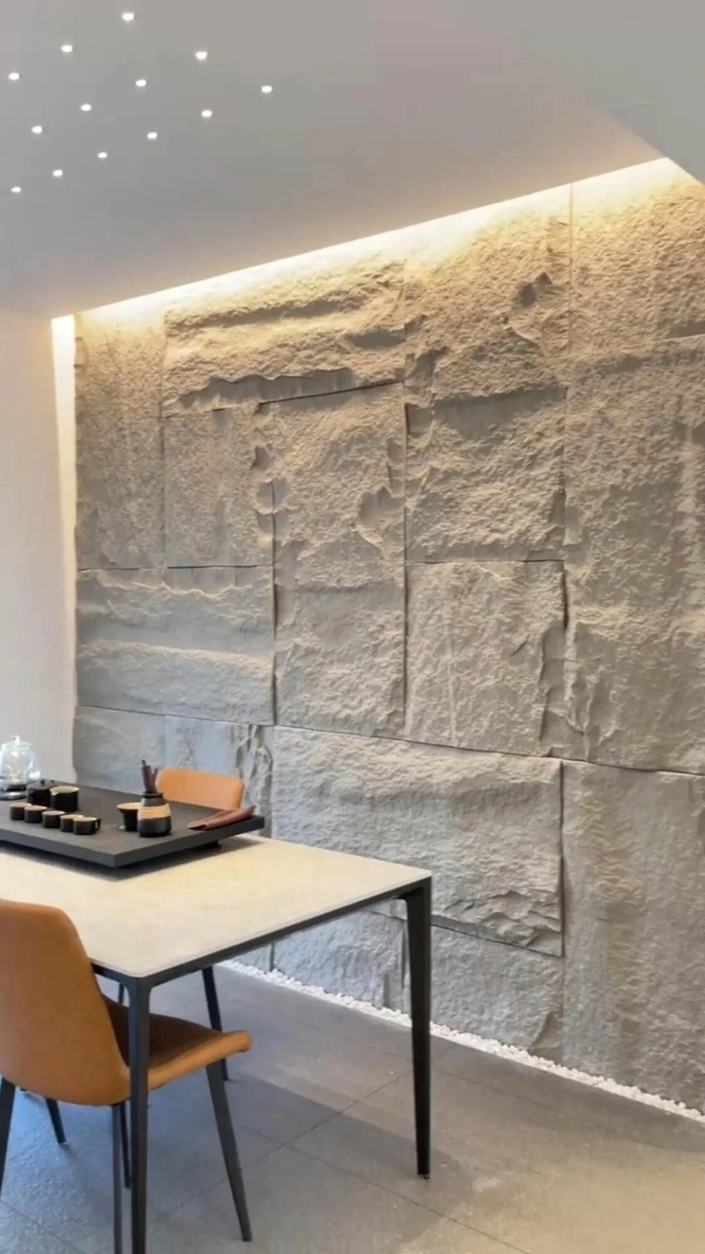 3D Rots wandpaneel | 60x120 cm | Beige/Marfil