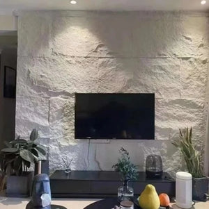 3D Rots wandpaneel | 60x120 cm | Wit