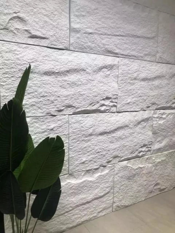 3D Rots wandpaneel | 60x120 cm | Wit