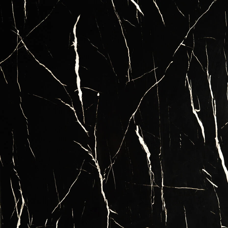 PVC wandpaneel | 120x280 cm | Black Marble Hoogglans