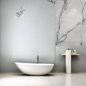 PVC wandpaneel | 120x280 cm | Calacatta White Hoogglans