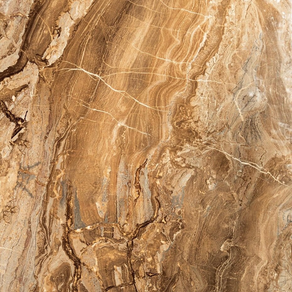 PVC wandpaneel | 120x280 cm | Milos Brown Hoogglans