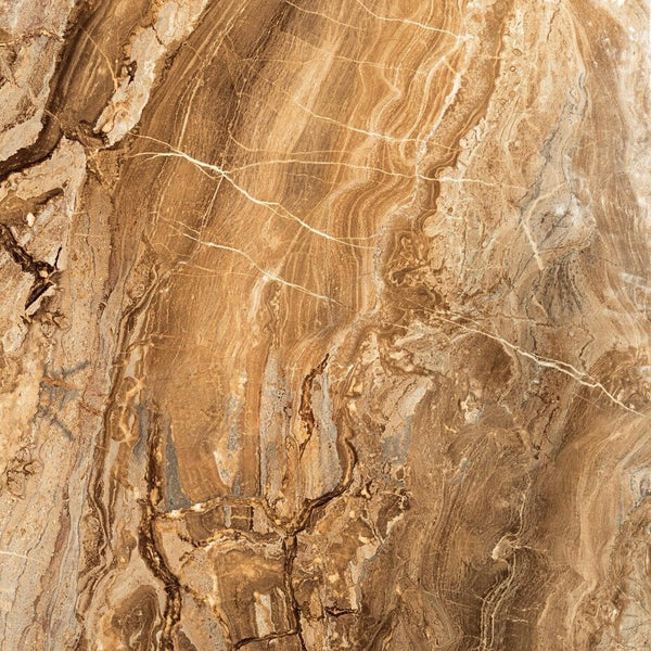 PVC wandpaneel | 120x280 cm | Milos Brown Hoogglans