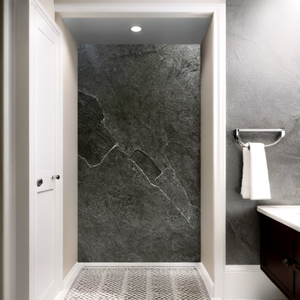 PVC wandpaneel | 120x280 cm | Ardesia Noir (Antraciet Leisteen) Mat