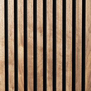 DISCOVERY Akoestische wandpaneel | 52x260 cm | NORTH SEA WALNOOT