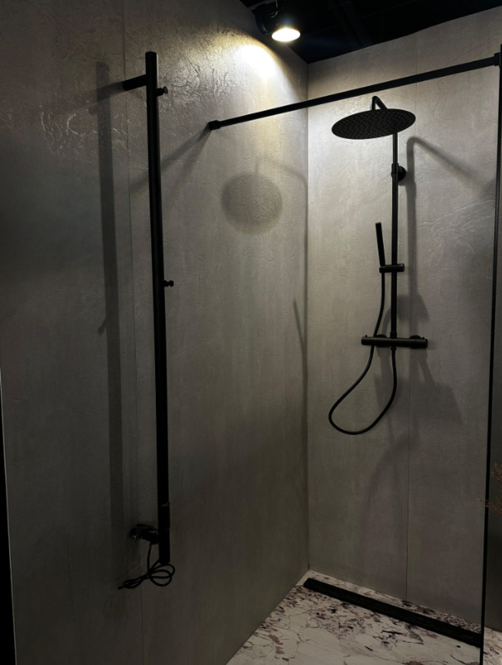 120x280 cm Concrete Light Grey Mat