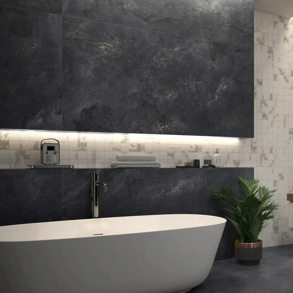 120x280 cm Ardesia Noir Mat