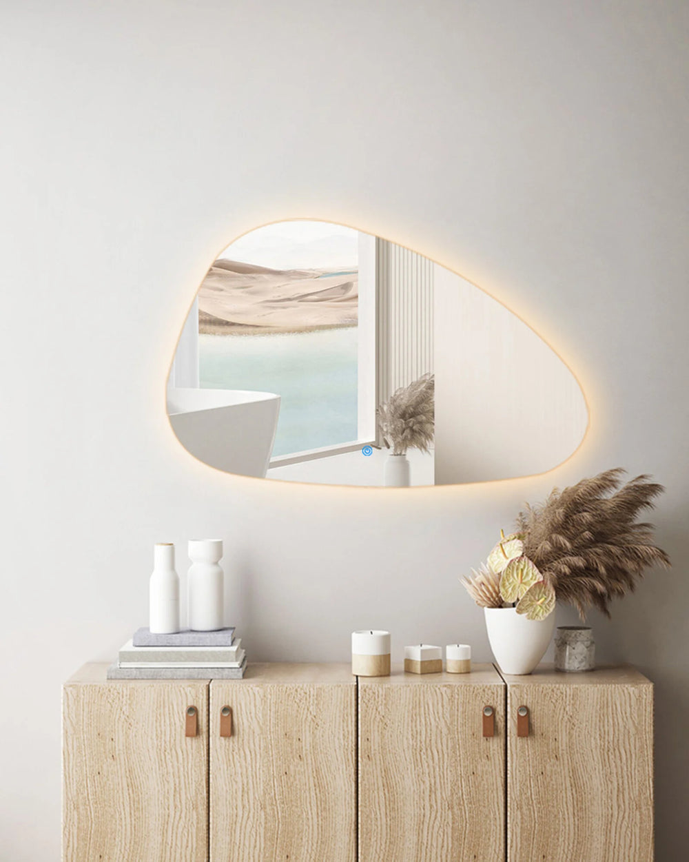 ARTSY Randloos badkamerspiegel met verlichting - 60 cm
