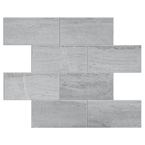 Zelfklevende tegel / plaktegel | Beton grijs | 305x305x4mm