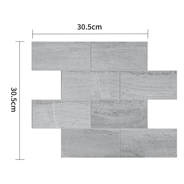 Zelfklevende tegel / plaktegel | Beton grijs | 305x305x4mm