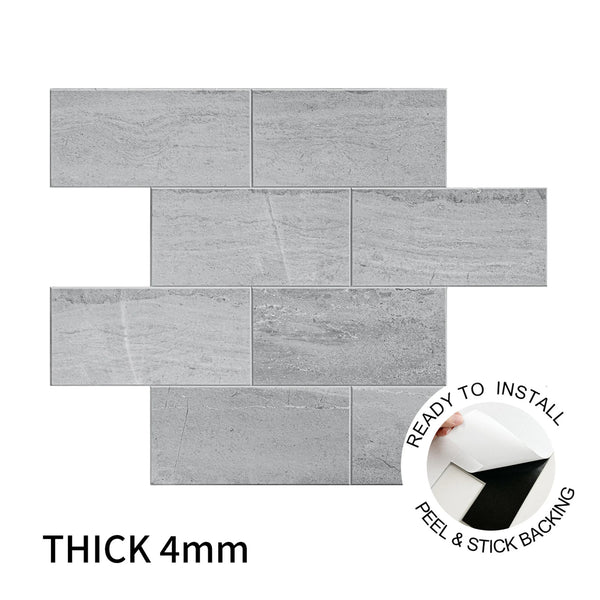 Zelfklevende tegel / plaktegel | Beton grijs | 305x305x4mm