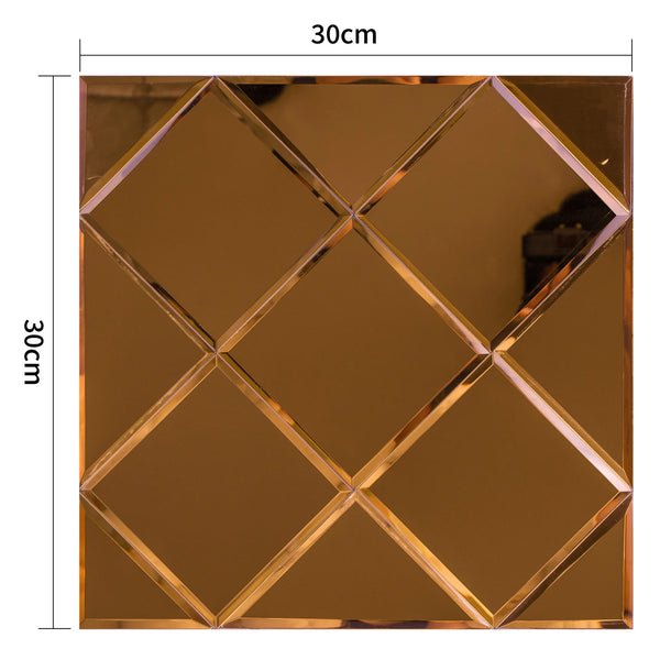 Zelfklevende tegel | Koper glas | 300x300x4mm
