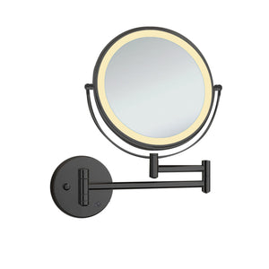 COSMO Zwart make-up spiegel met verlichting - 20 cm