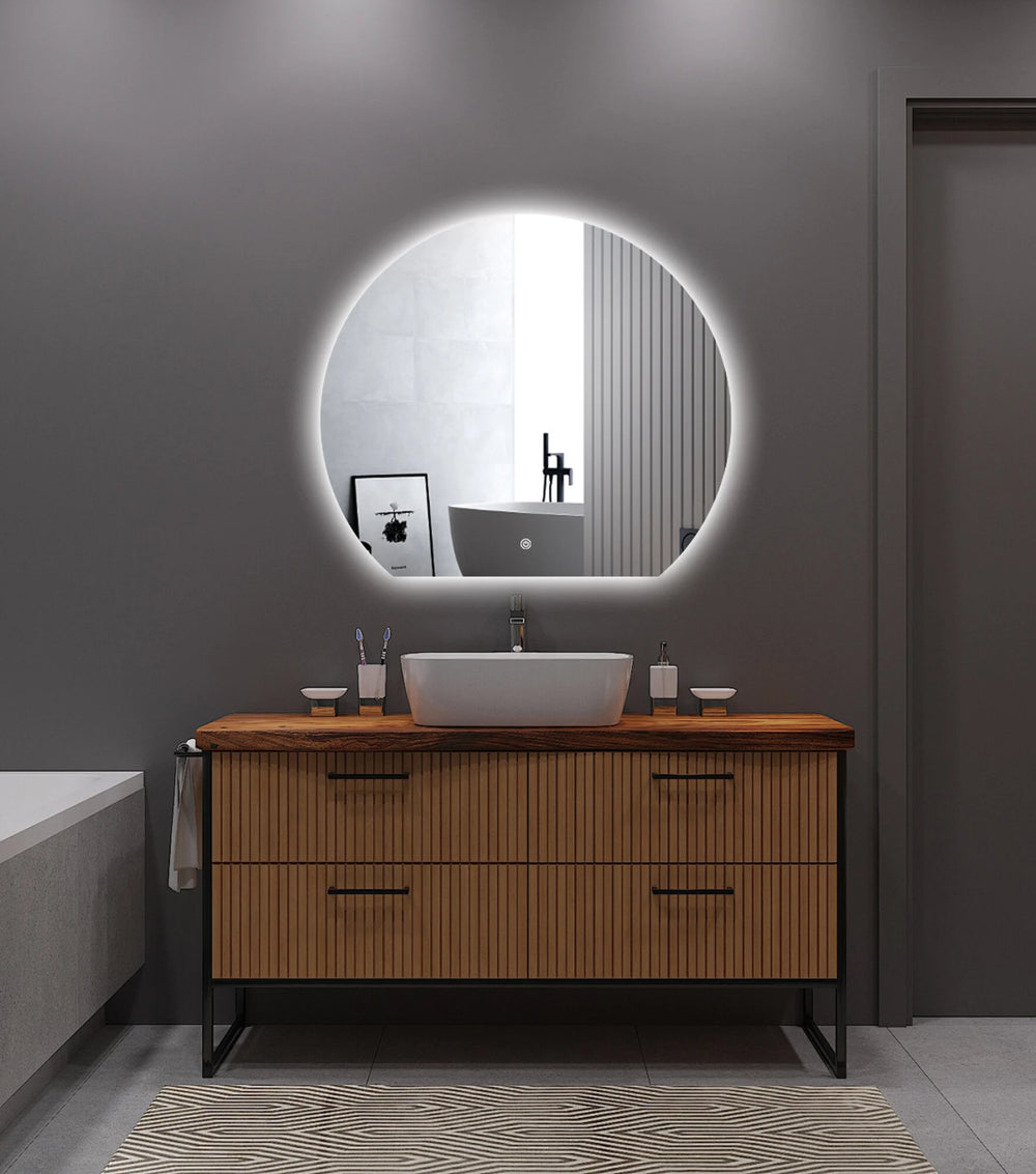 DECO Randloos badkamerspiegel met verlichting - 100 cm