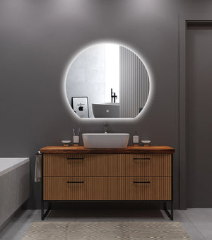 DECO Randloos badkamerspiegel met verlichting - 80 cm